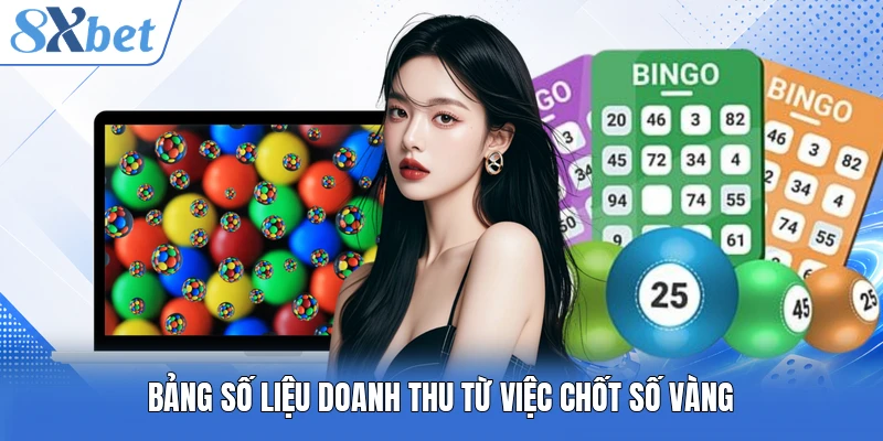 Bảng số liệu doanh thu từ việc chốt số vàng